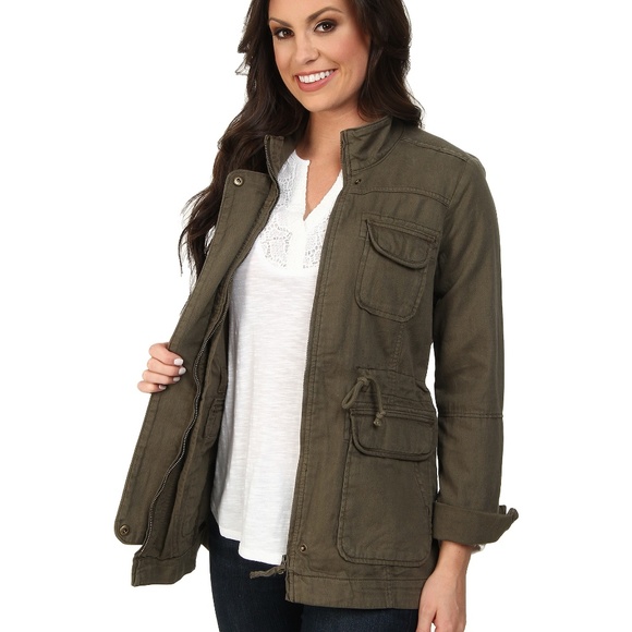 Lucky Brand Jackets & Blazers - Lucky Brand green utility jacket